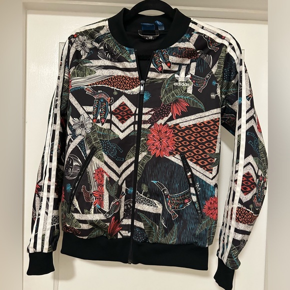 Printed Adidas track jacket - Picture 1 of 1